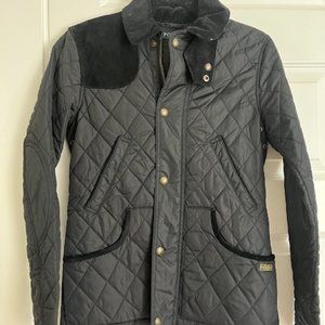 Vintage POLO Ralph Lauren Women’s Black Diamond Quilted Jacket